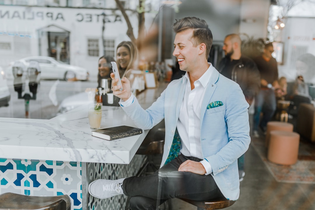 Photo happy business man